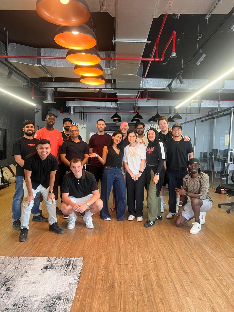 On The Mic team picture three